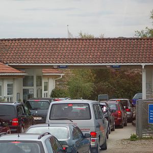 Drive-through entrance