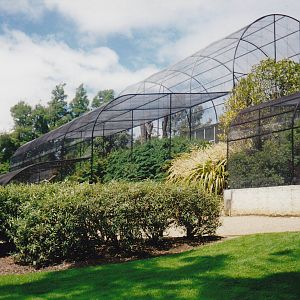 aviaries at Dunedin Botanic Gardens, NZ