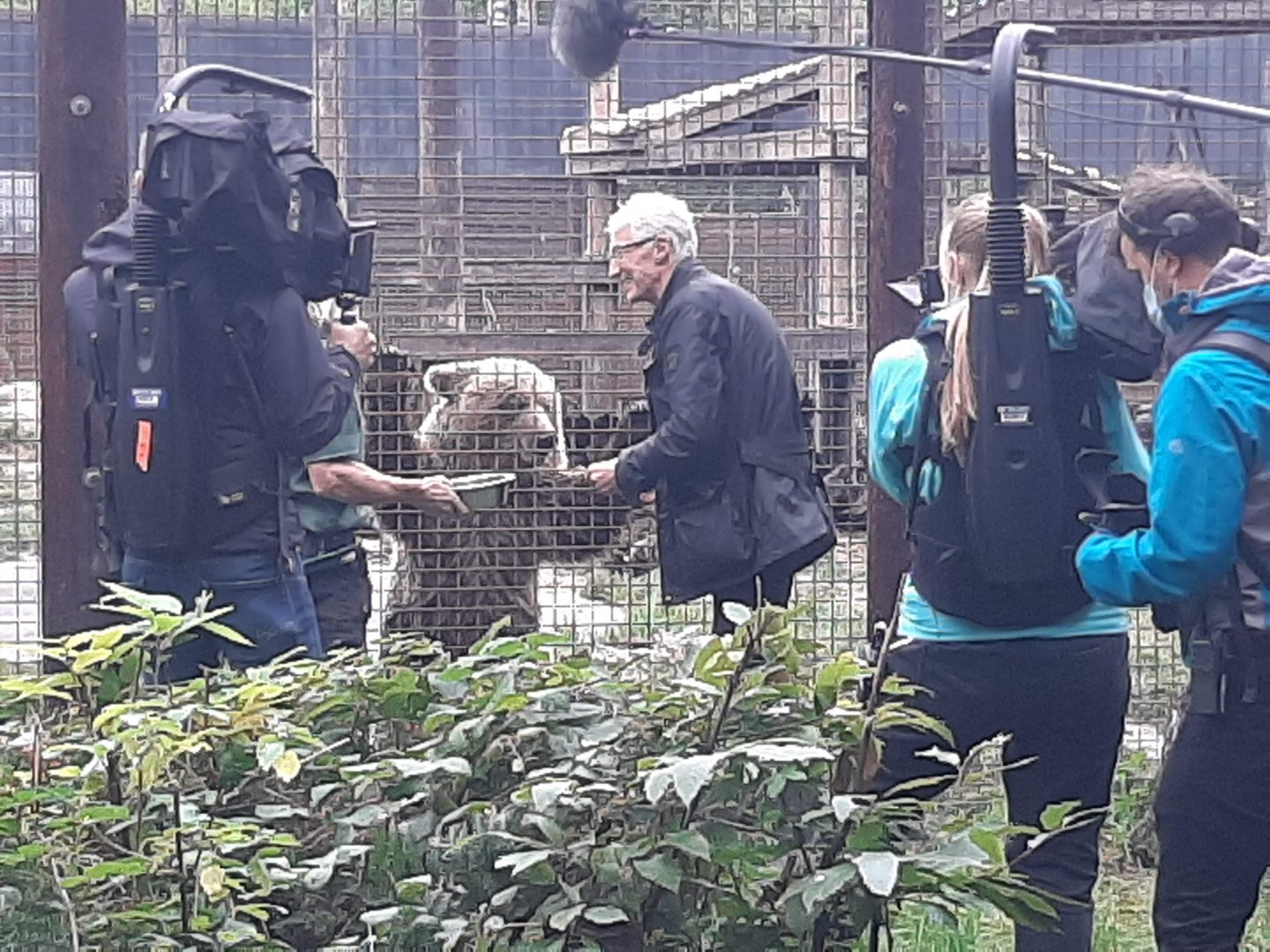 08/10/20 - Paul O'Grady feeding female bear cub