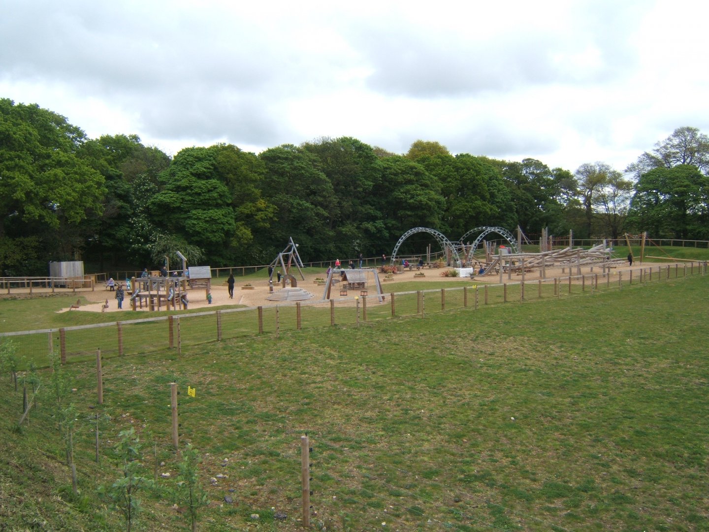 1/5/2017 View of new kids play area by Camels
