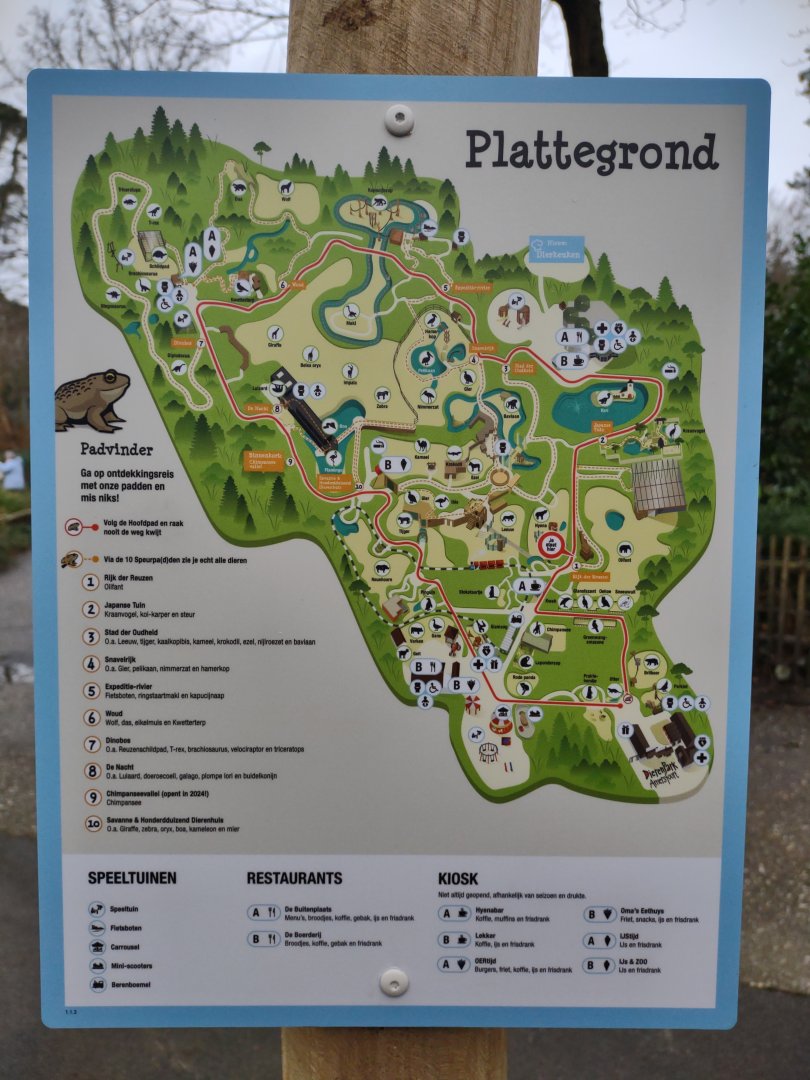 12 2023 - New Park Map DierenPark Amersfoort