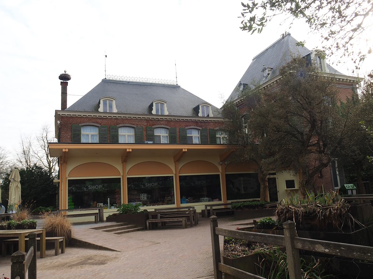 1780 manor house - Normally restaurant, currently used as temporary ticket office and gift shop,  2024-03-04