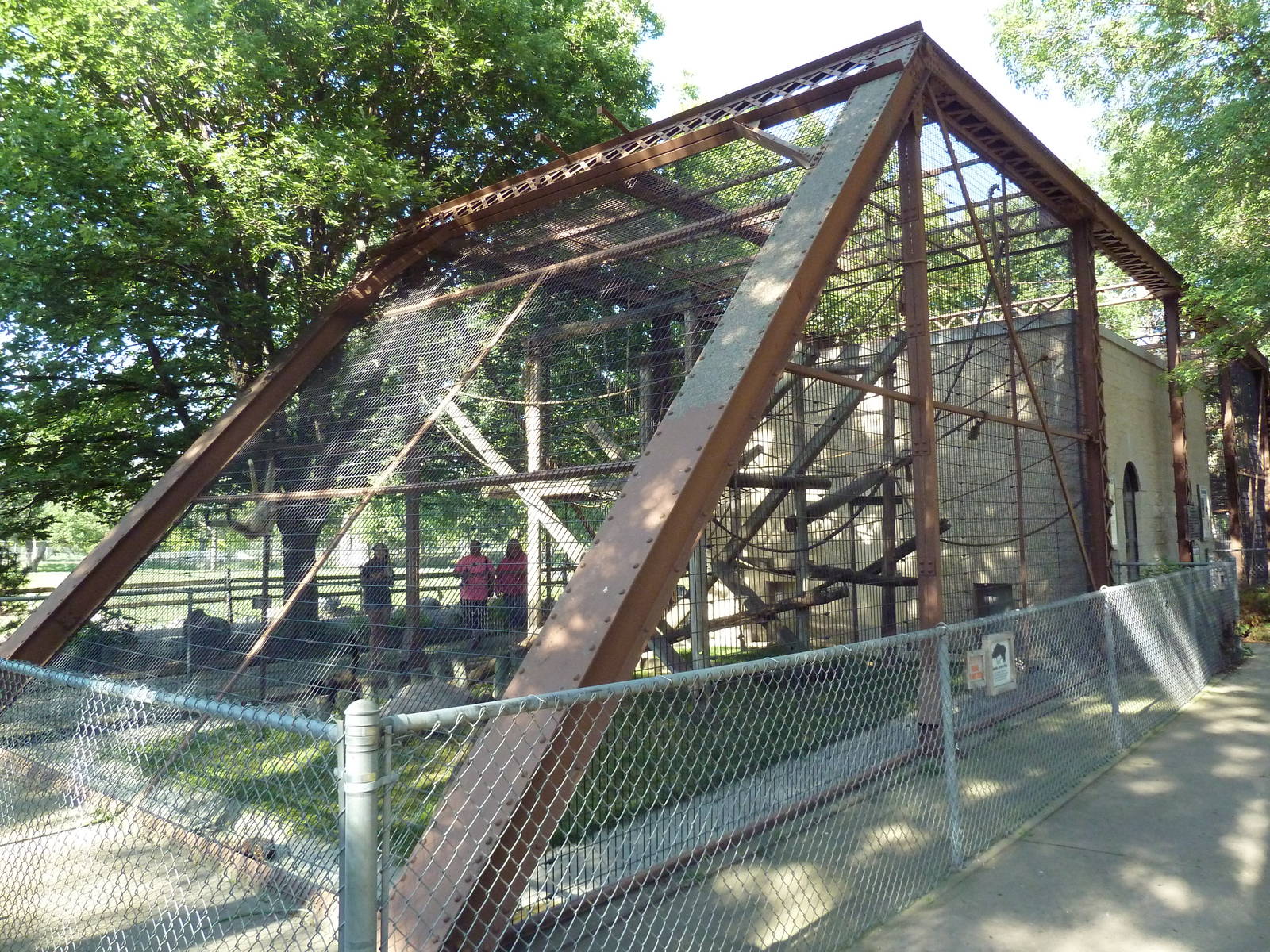 1911 Primate Cage - Geoffrey's Spider Monkey Exhibit