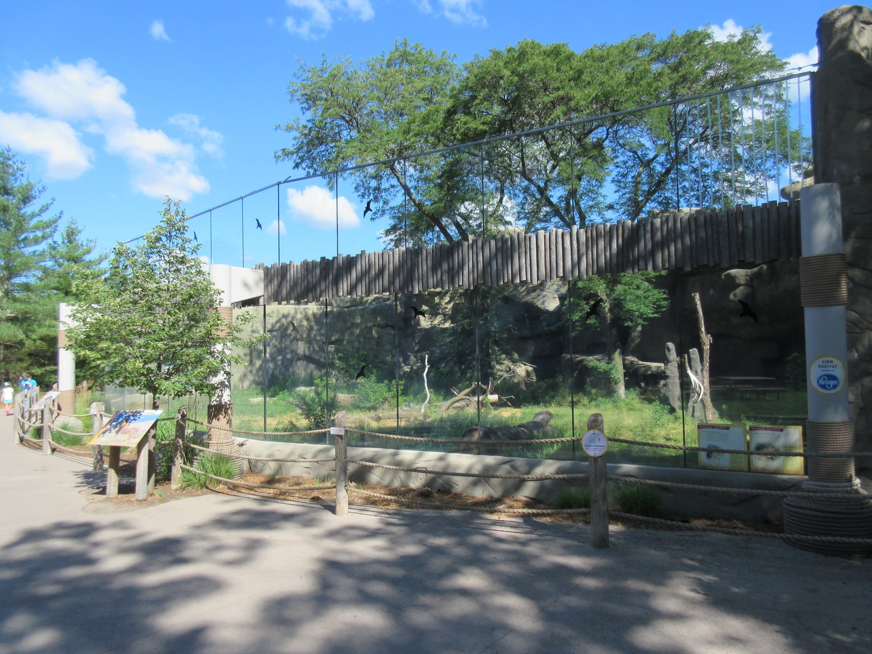 1928 African Lion Exhibit - Expanded in 2011