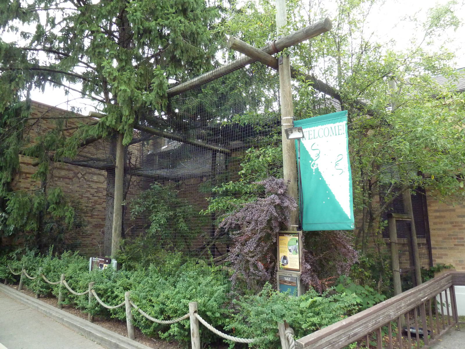 1930 Main Zoo Building - Pallas' Cat + Lemur Exhibits