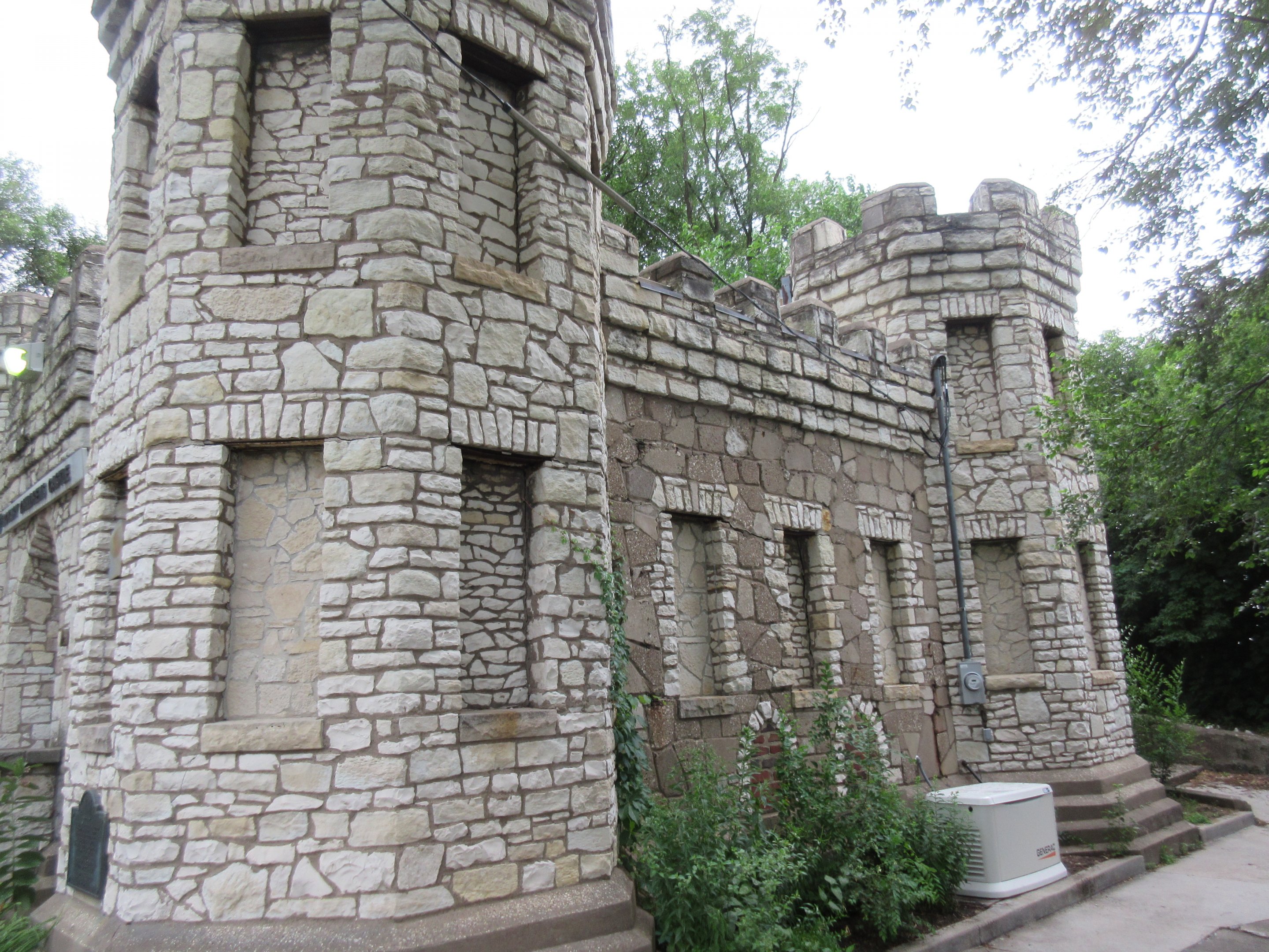 1930s-era Castle - Rear View