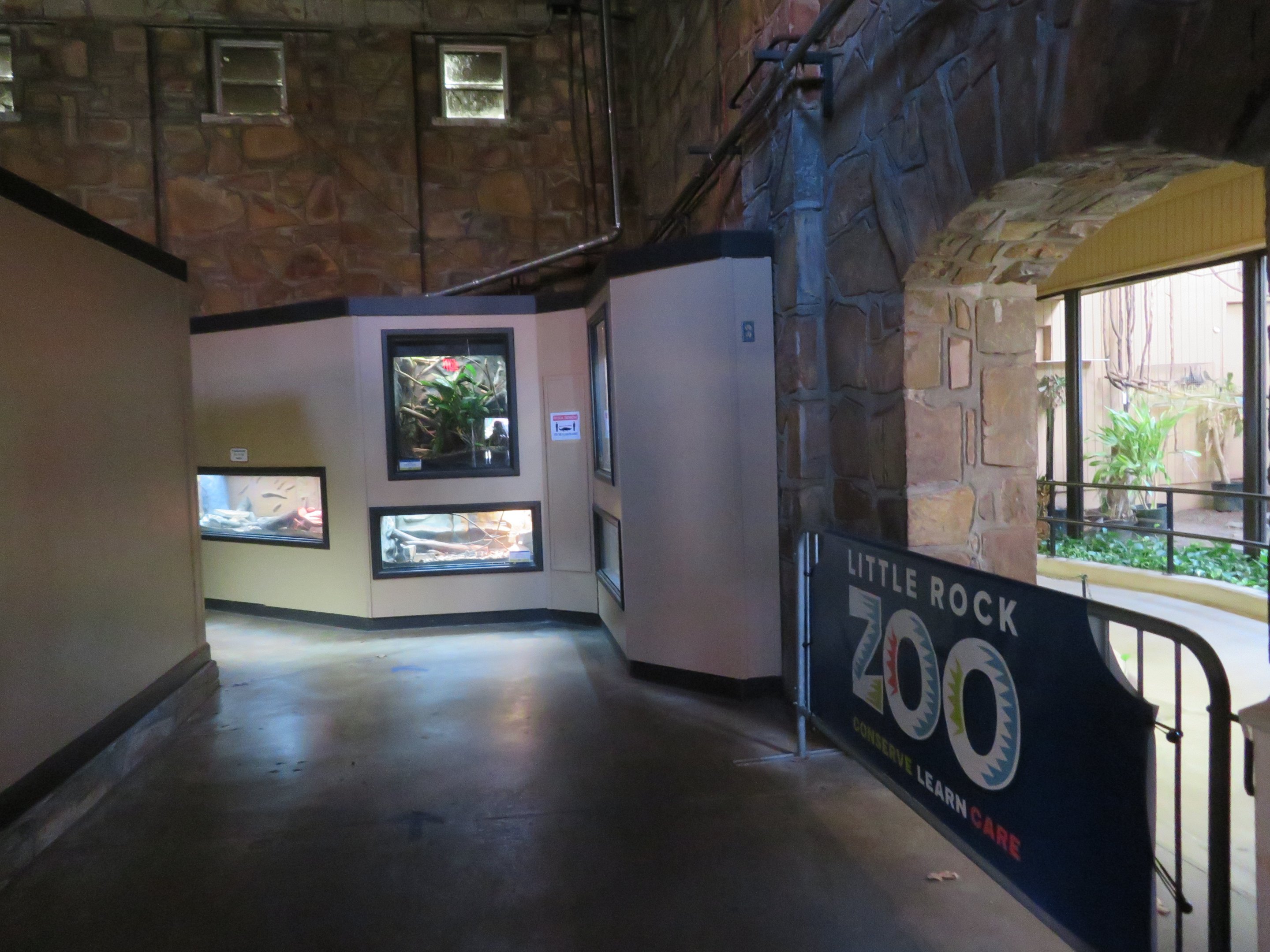 1936 Animal Building - Inside View