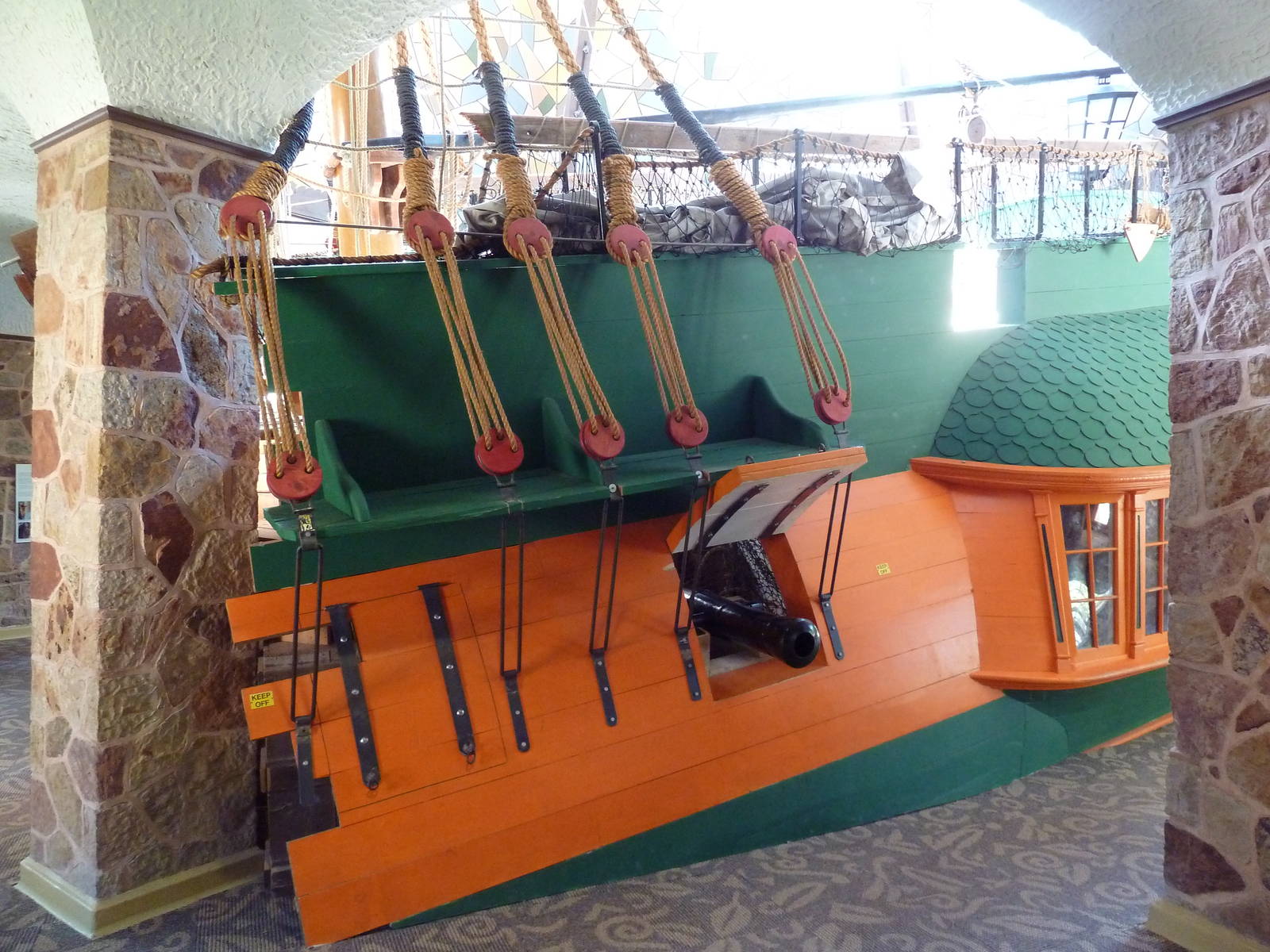 1939 Islands of Life Building - Ship Replica