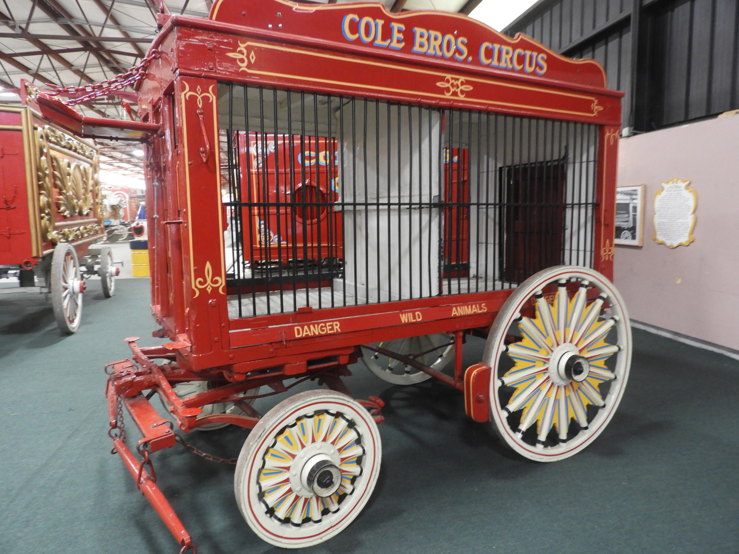 1940s-era Cole Bros. Circus Animal Wagon - Circus World Museum