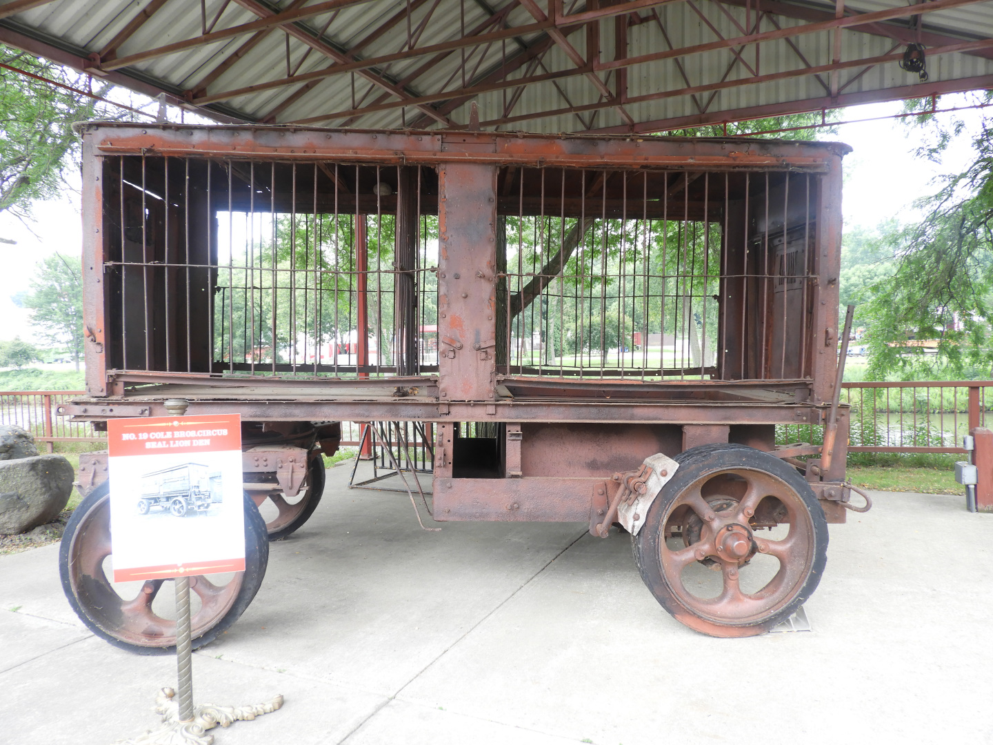 1940s-era Cole Bros. Circus Sea Lion Den - Circus World Museum
