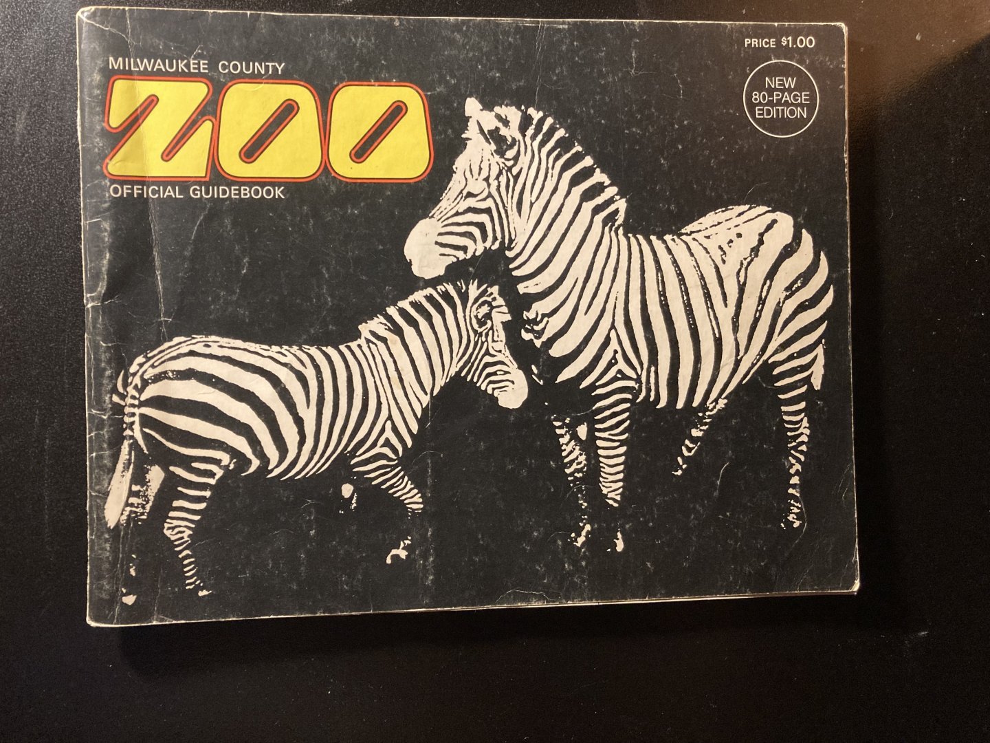 1973 Official Zoo Guidebook - Cover