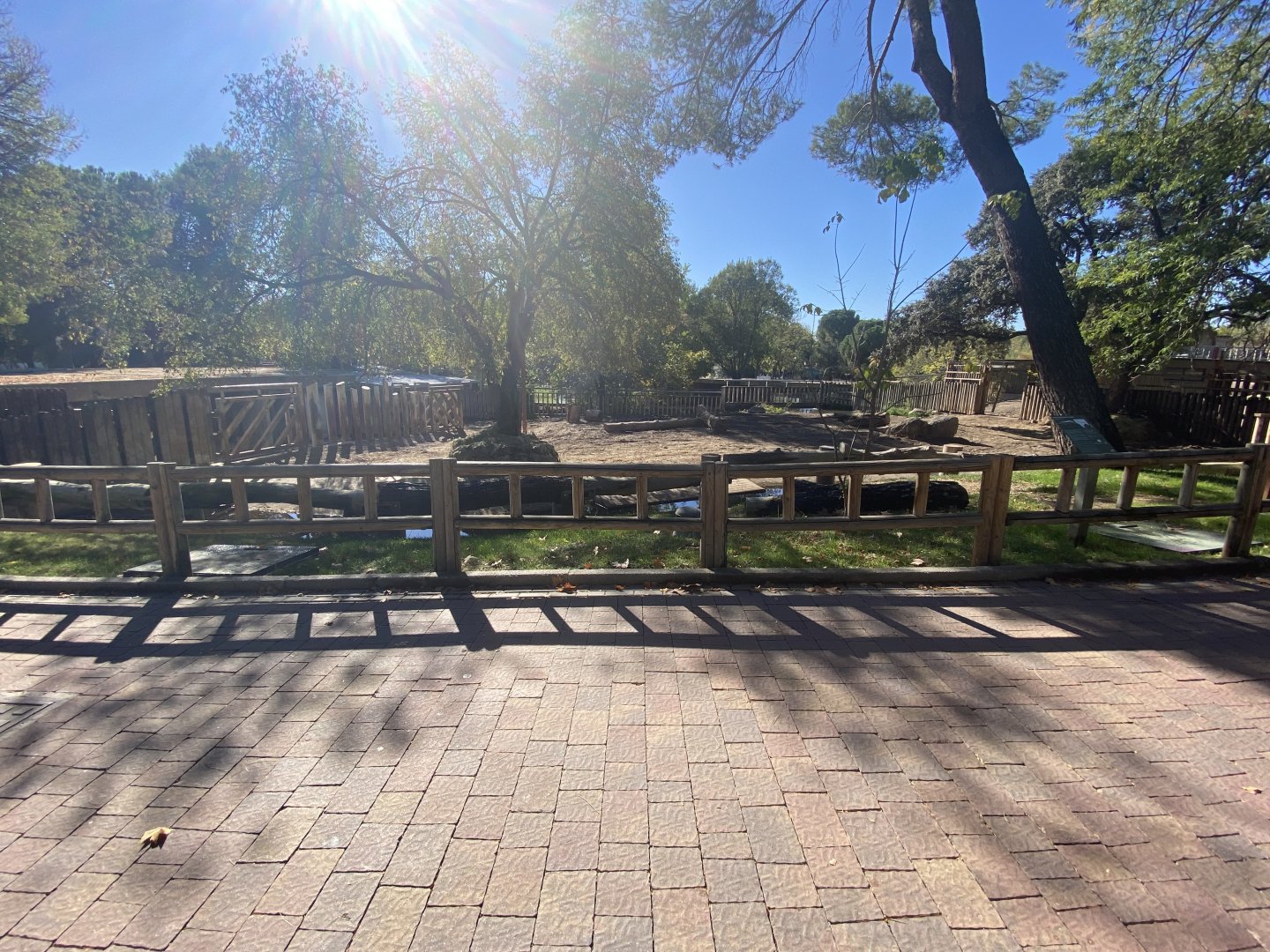 1st half of 2nd greater one-horned rhino enclosure