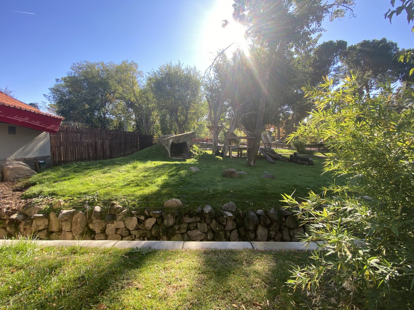 1st view of 2nd giant panda enclosure