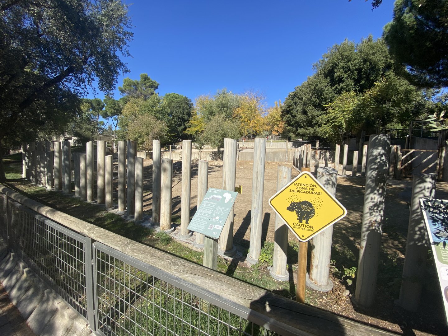 1st view of common hippo enclosure