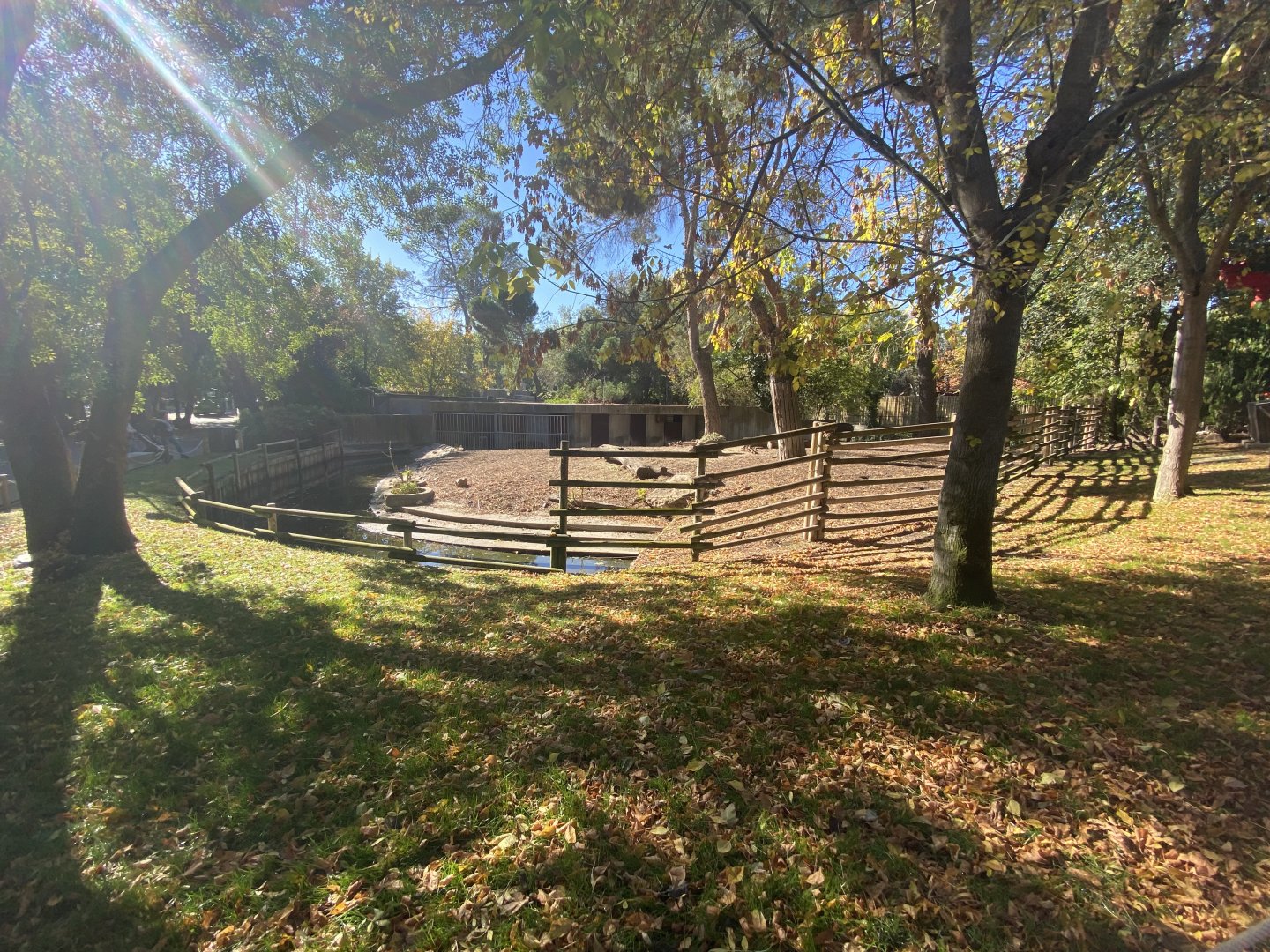 1st view of South American tapir enclosure