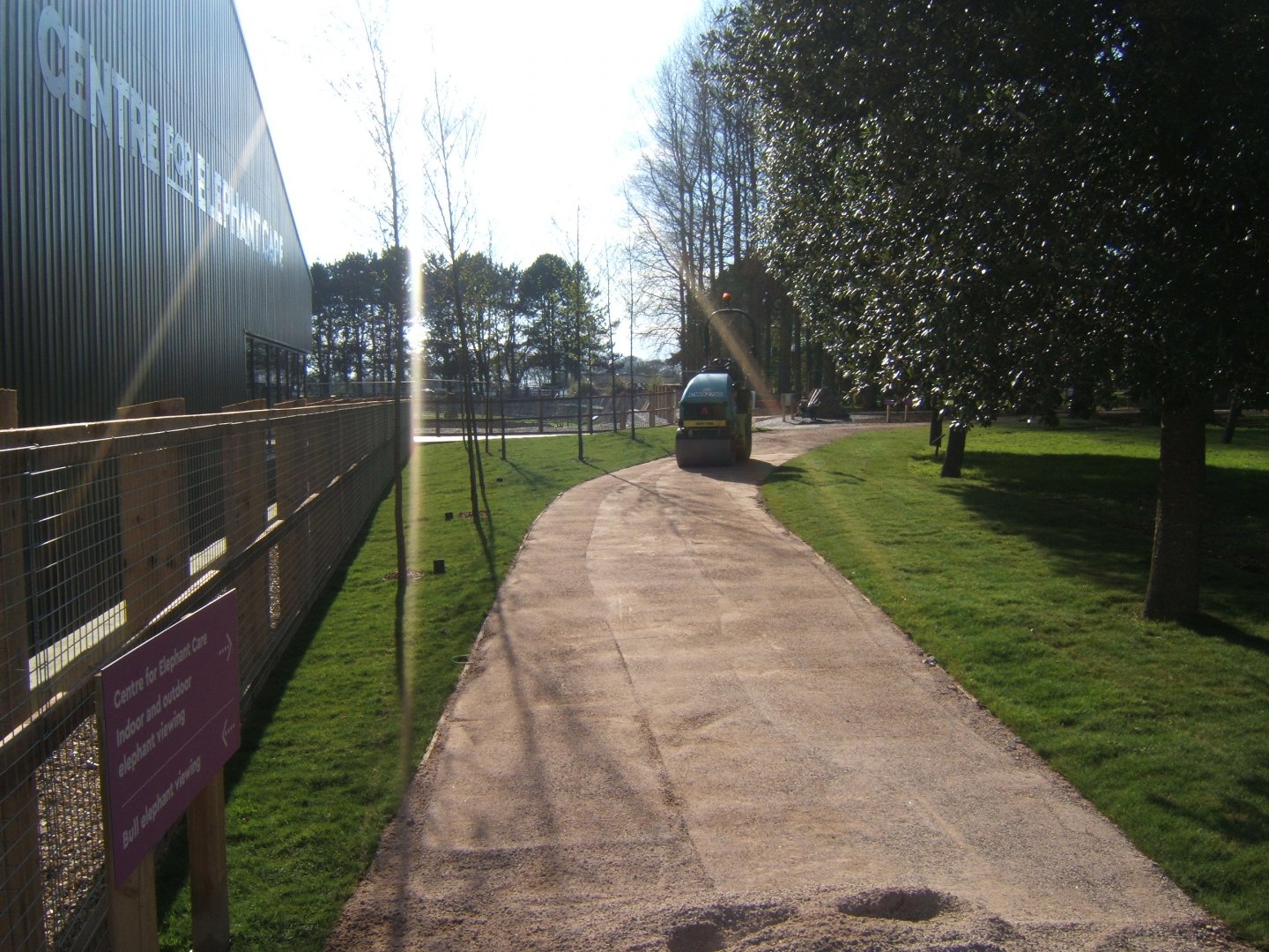 2/4/2017 view of new Elephant House construction