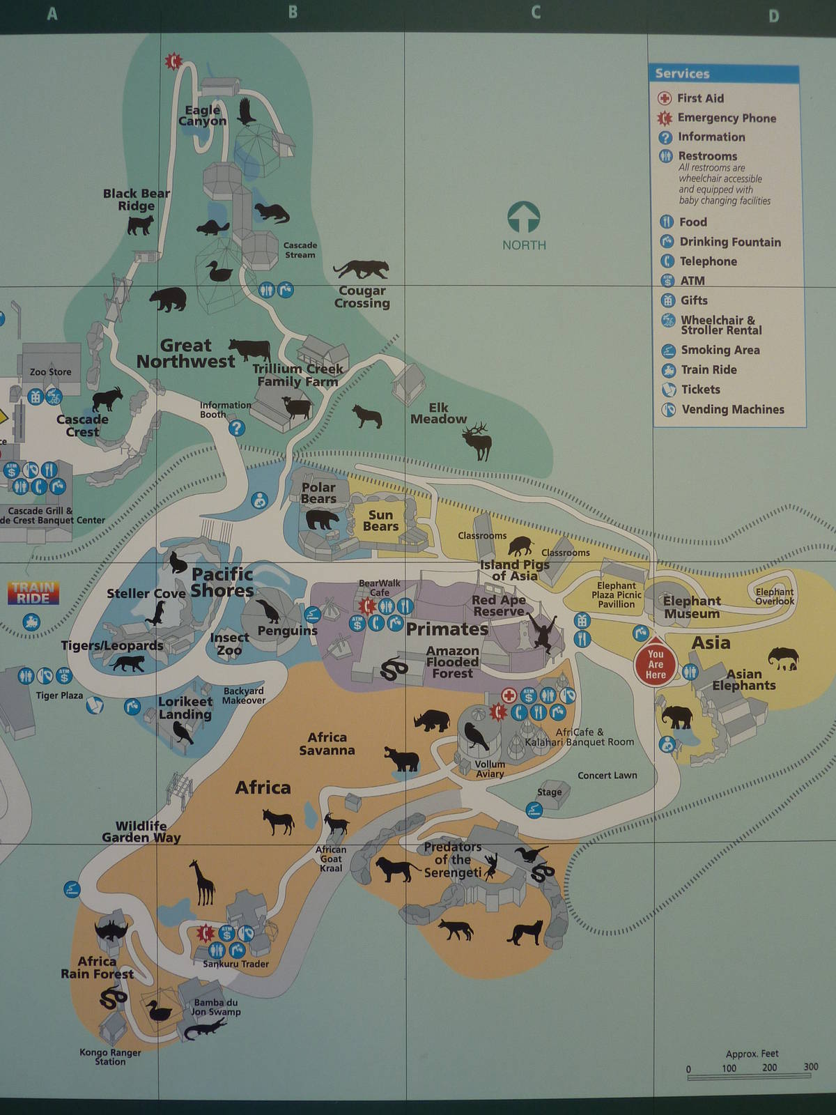 2010 Zoo Map