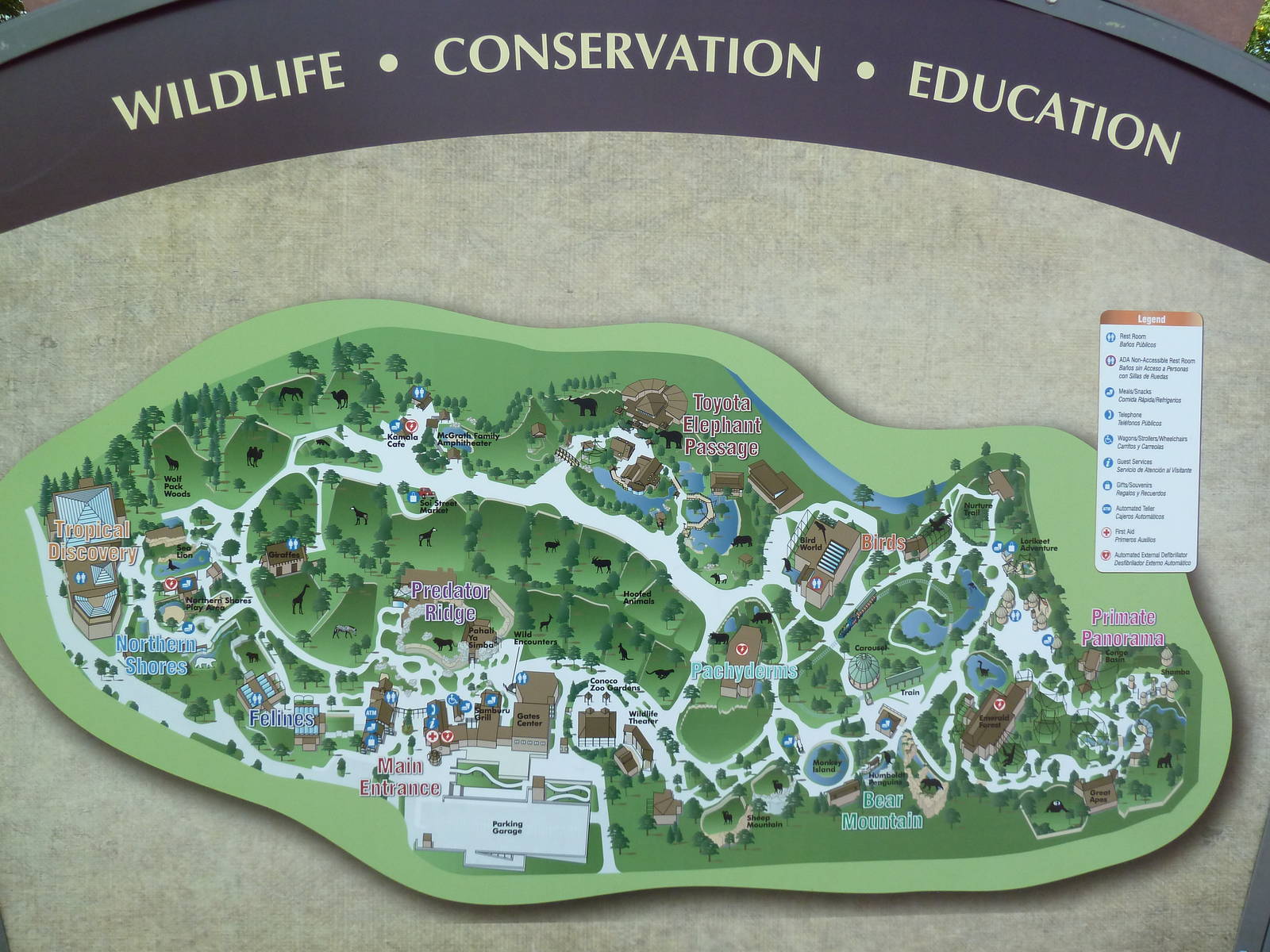 2012 Zoo Map