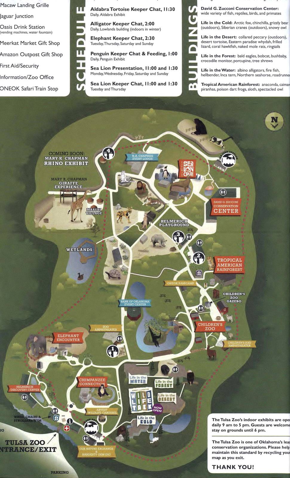 2013 Zoo Map