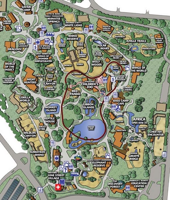 2013 Zoo Map