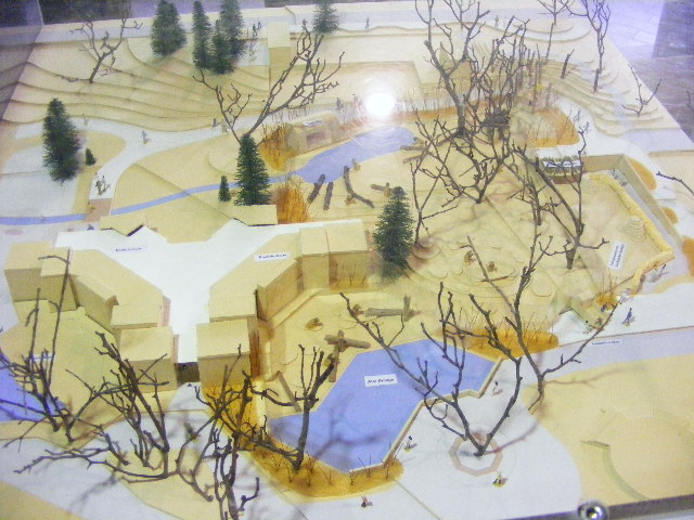 201306 Heidelberg Zoo model of new lion enclosure