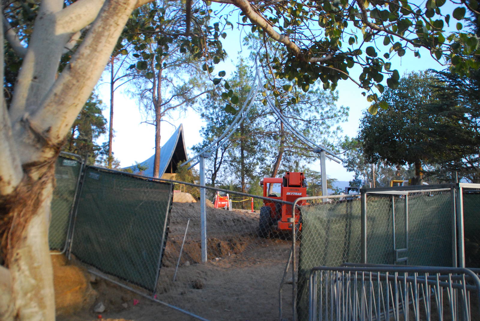 2014-01-09 Tiger Trail Entrance Construction