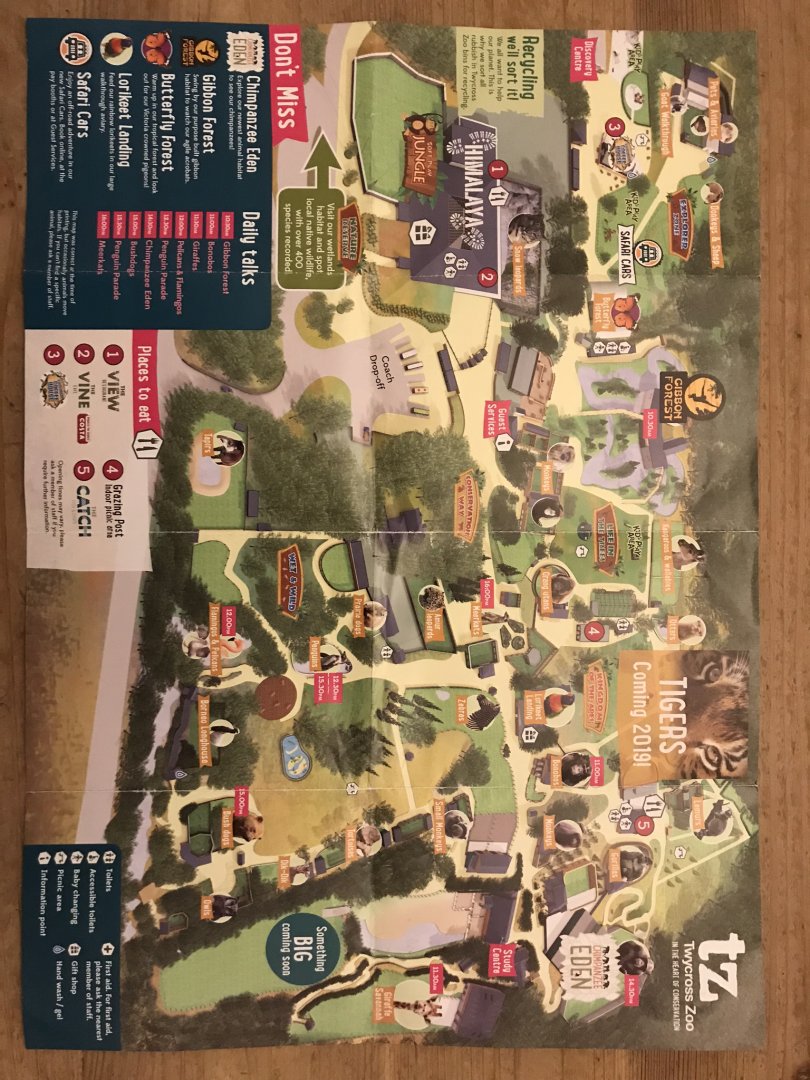 2018 / 2019 park map
