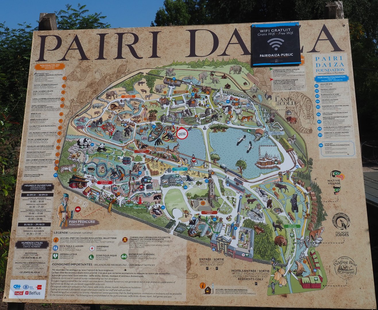 2021 map of Pairi Daiza, 2021-09-02