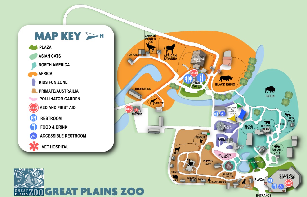 2024 Zoo Map