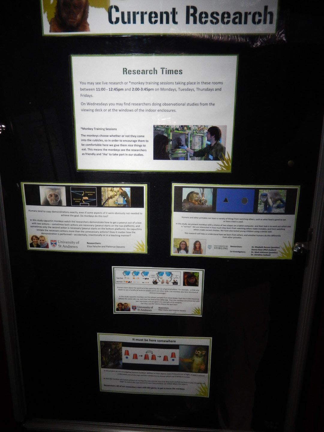 21/5/2017 - Research Project Signage