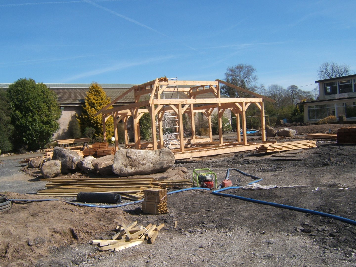 26/3/2017 Childrens play area construction work