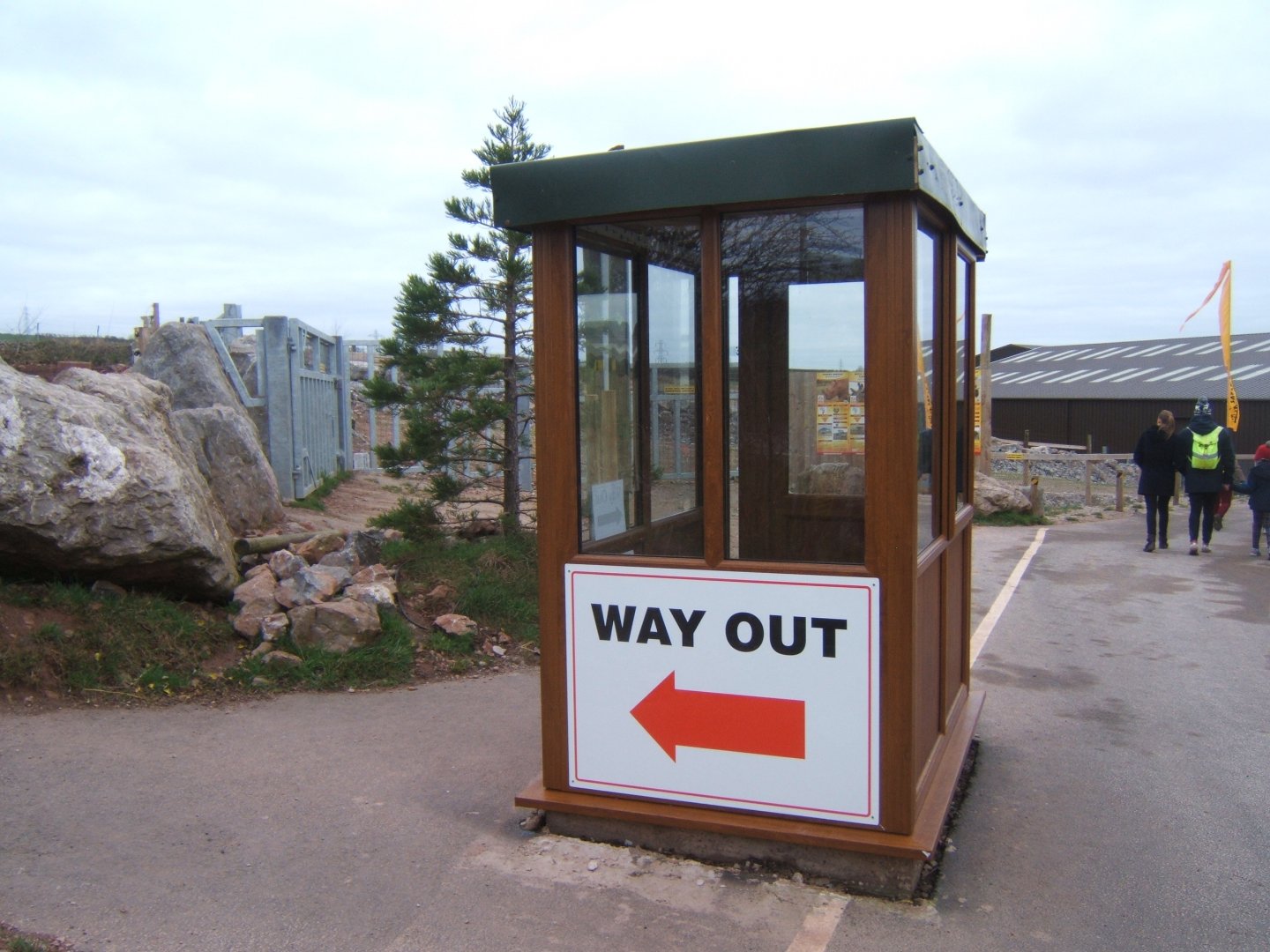 27/12/2016 No that isn't the way out unless its a ploy for people to spend longer in the park