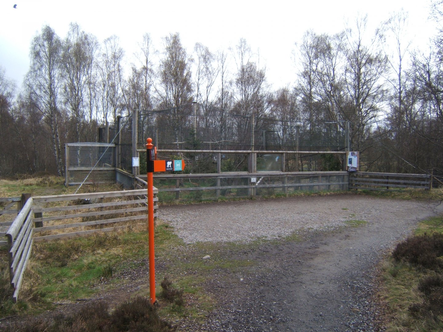 28/4/2017 View of Owl aviarys