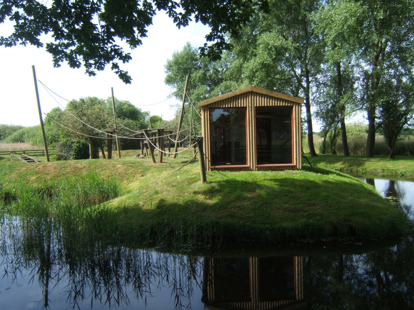 28/5/2017 View of new housing on one of the Lemur enclosures