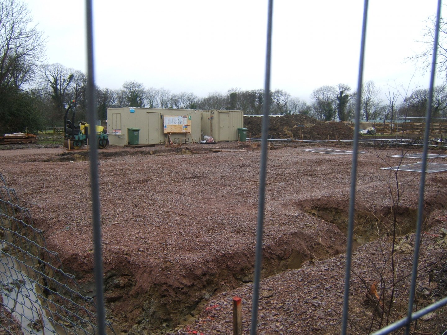 29/1/2017 View of work on new giraffe House