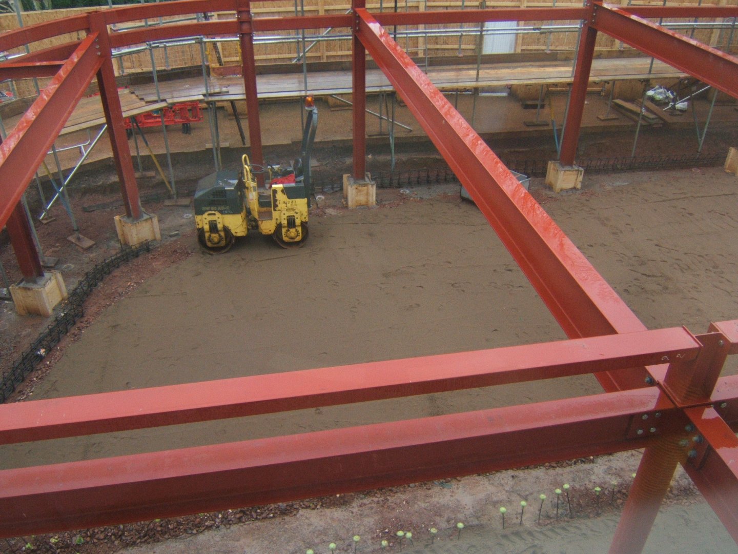 29/1/2017 View of work on Restaurant in the zoo