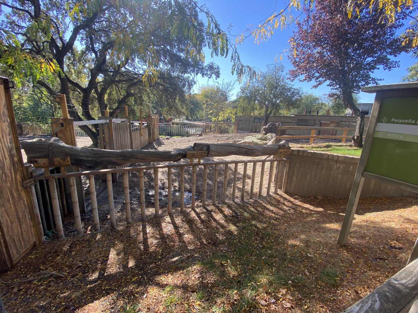 2nd half of 2nd greater one-horned rhino enclosure