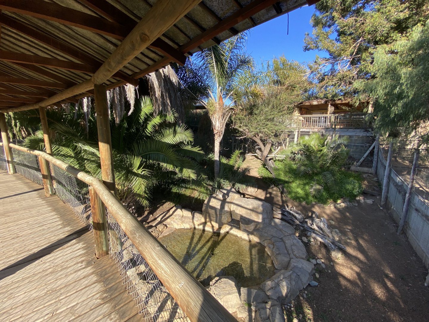 2nd half of African leopard enclosure