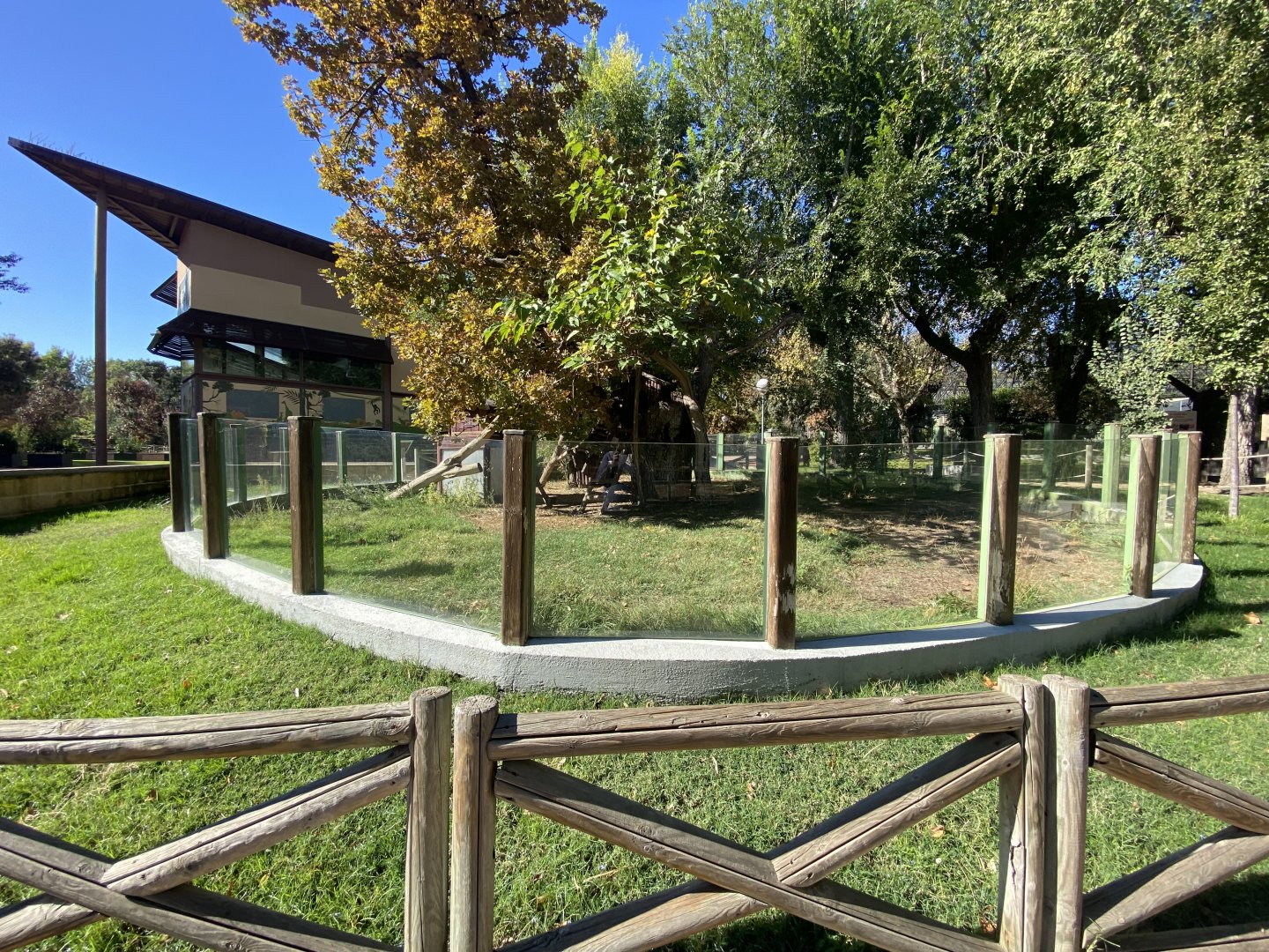 2nd red panda enclosure