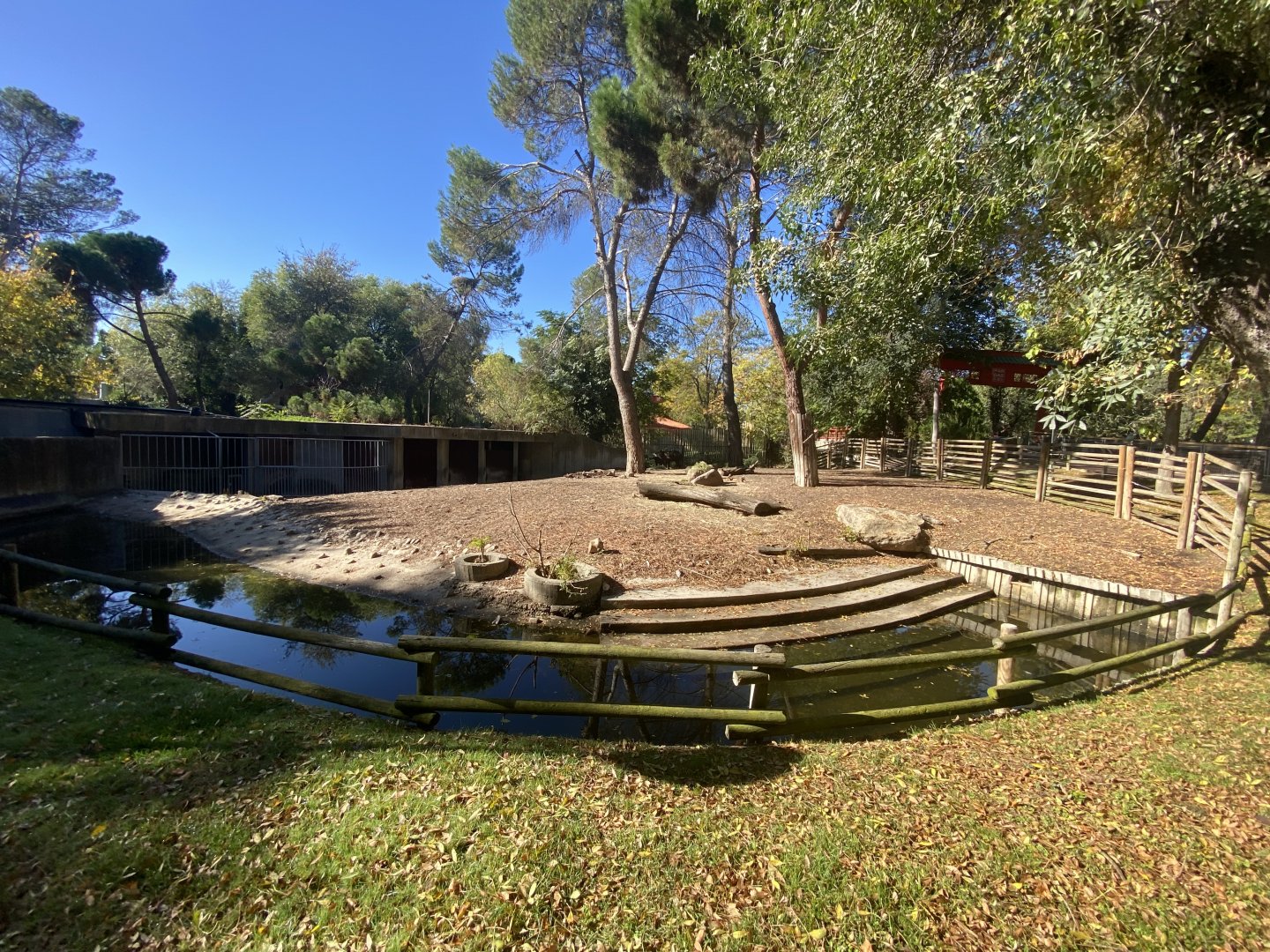 2nd view of South American tapir enclosure