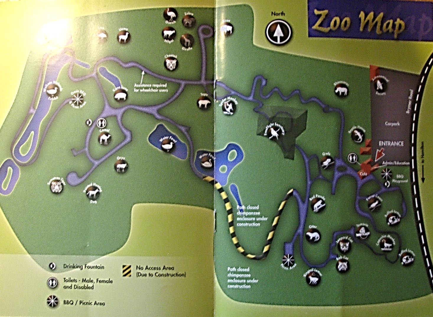 3 - Hamilton Zoo Map (2003)