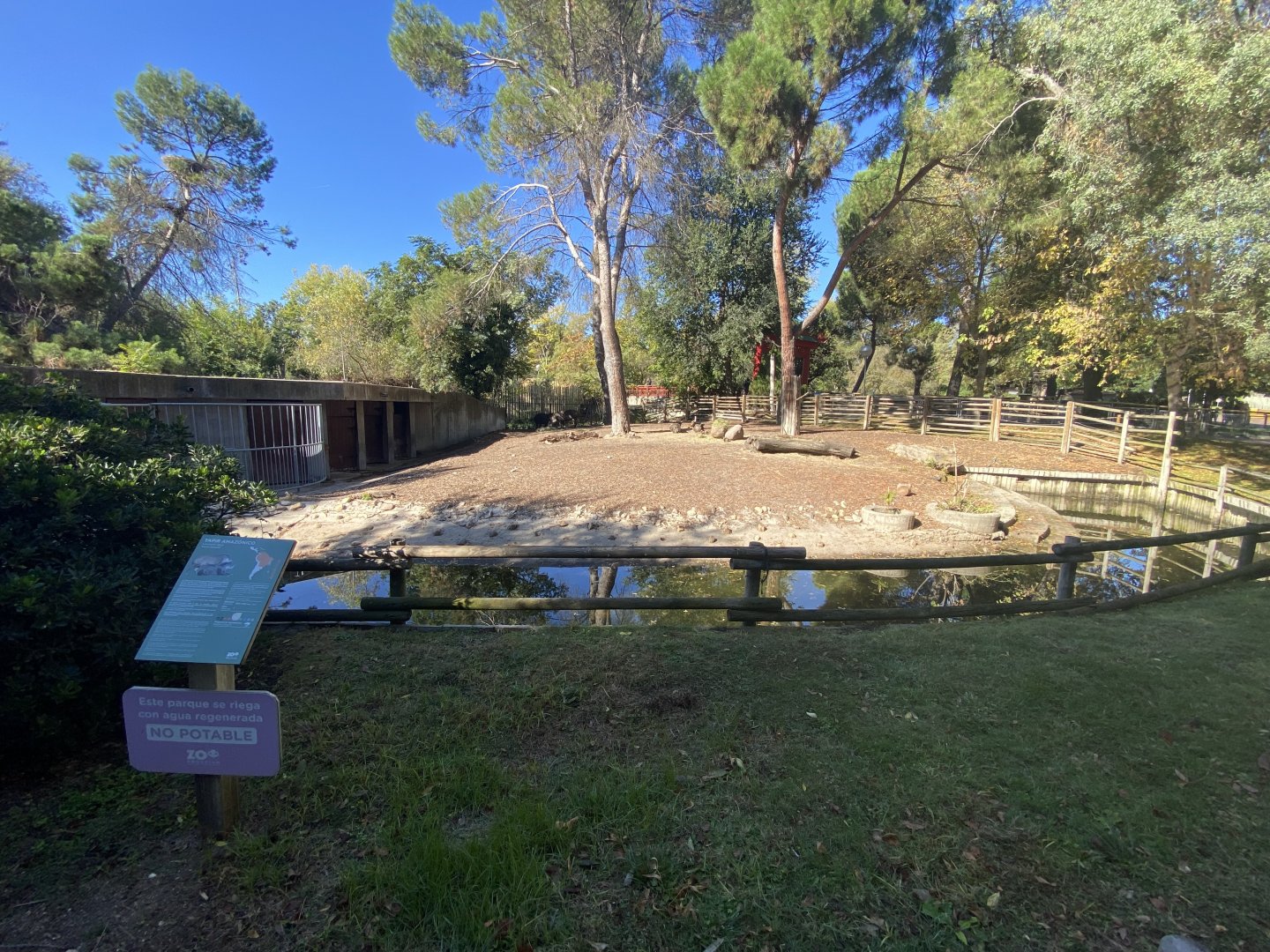 3rd view of South American tapir enclosure