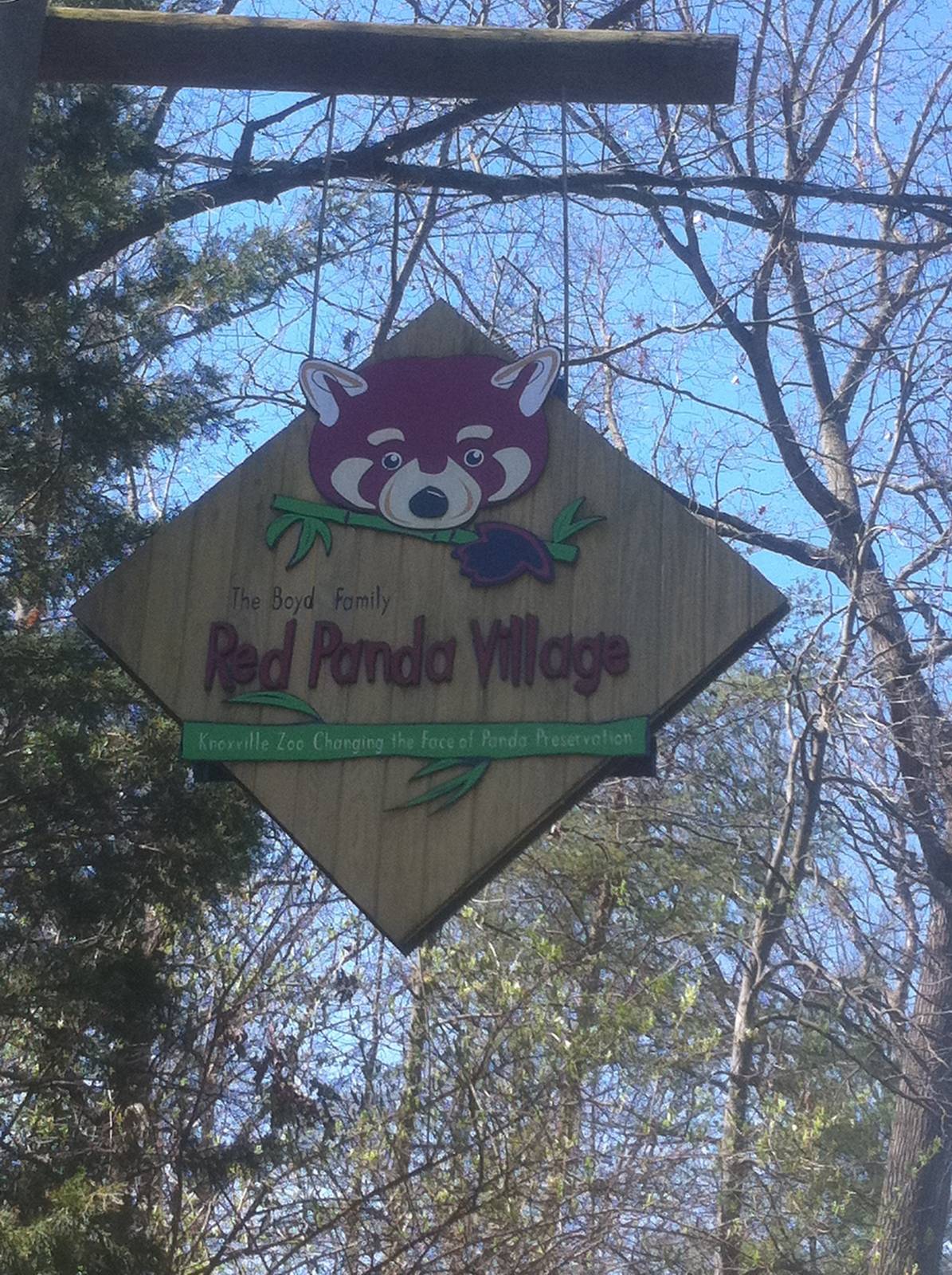 4/2/2013 - Red Panda Village Sign