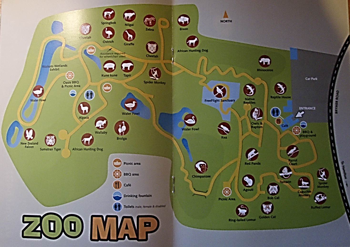 4 - Hamilton Zoo Map (2007-09)