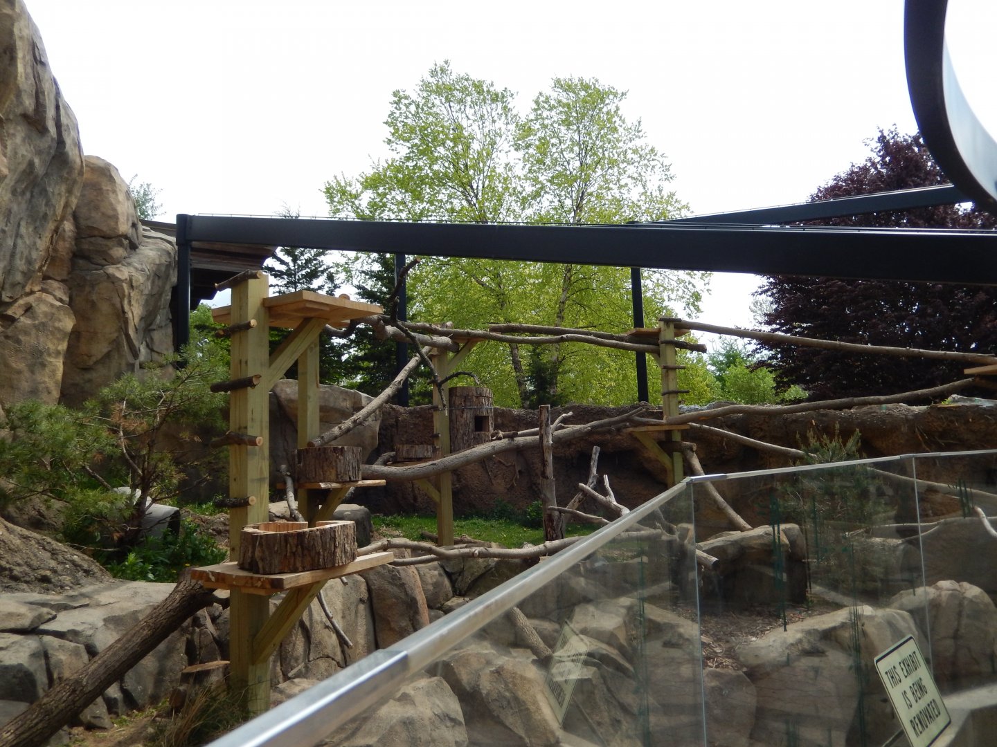 5/17/2017 - Red Panda Exhibit Renovation (Looking to the Right Side)