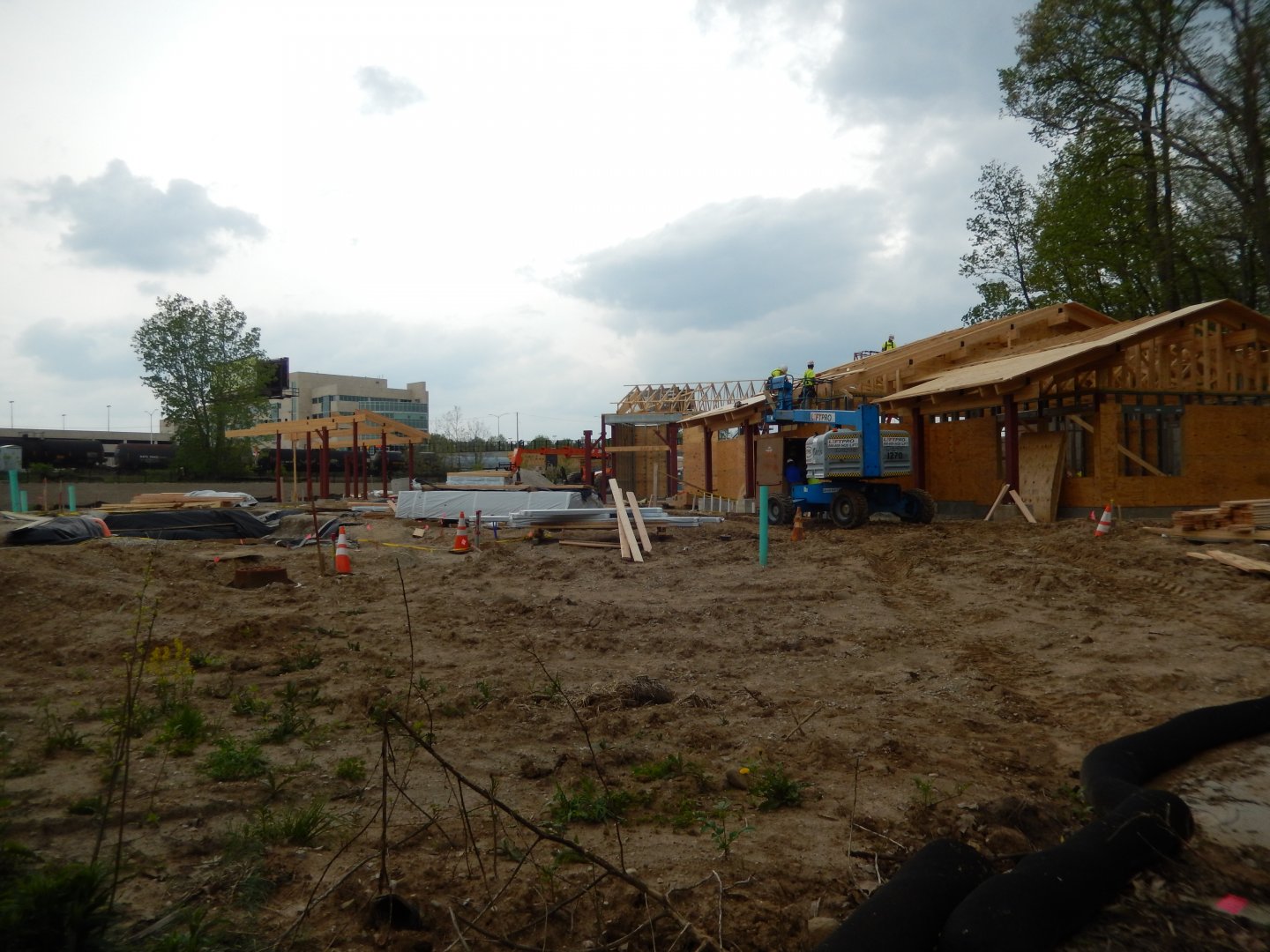 5/17/2017 - Second Entrance Construction