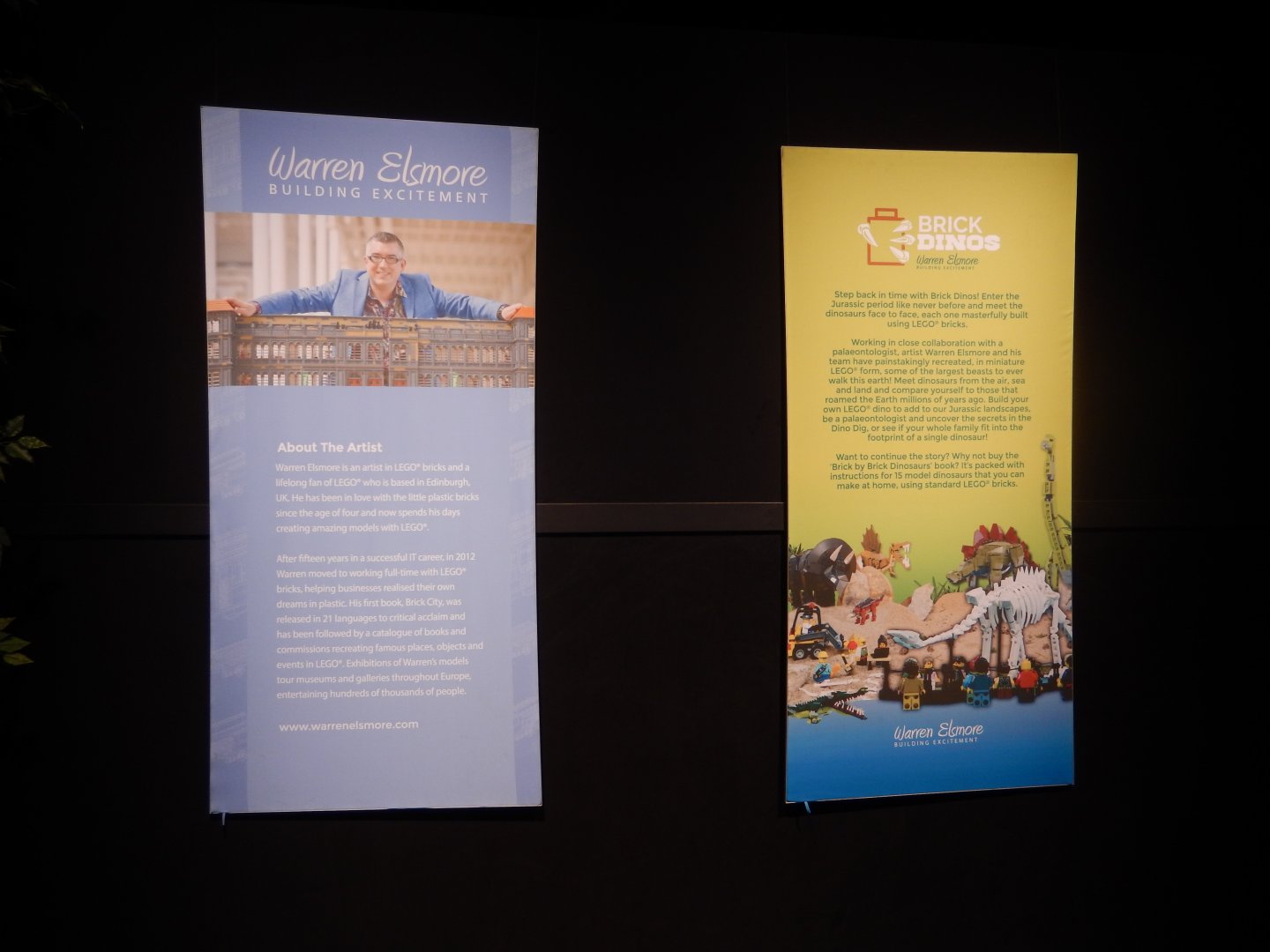 6/11/2019 - Brick Dinos Summer Special Exhibit - Info Panels