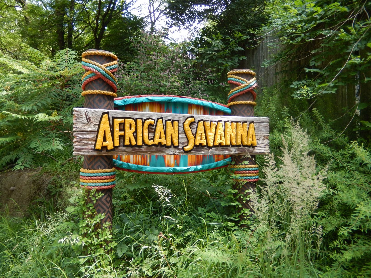 6/17/2018 - African Savanna Entry Sign