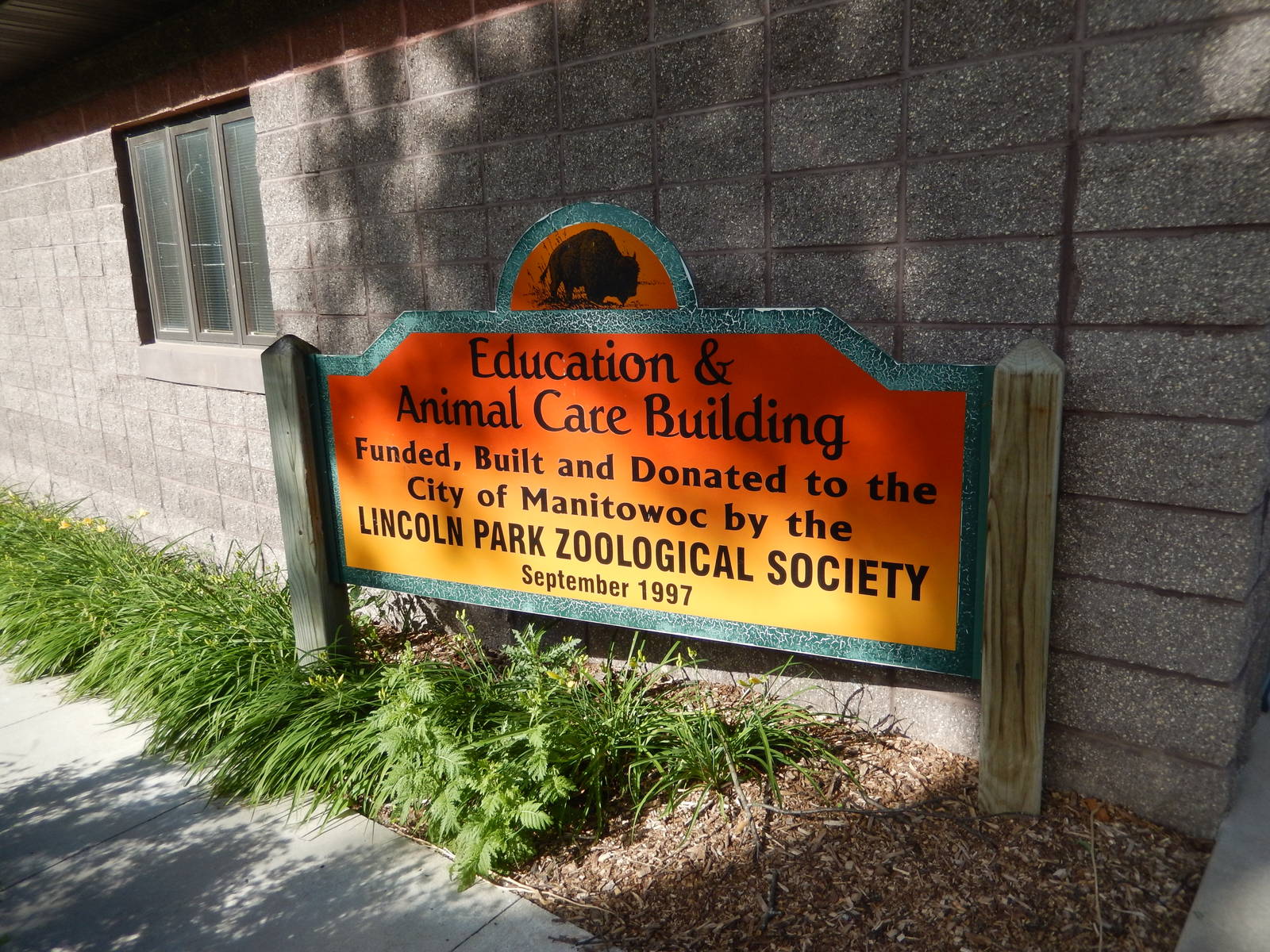 6/23/2016 - Education Center & Animal Care Building Sign