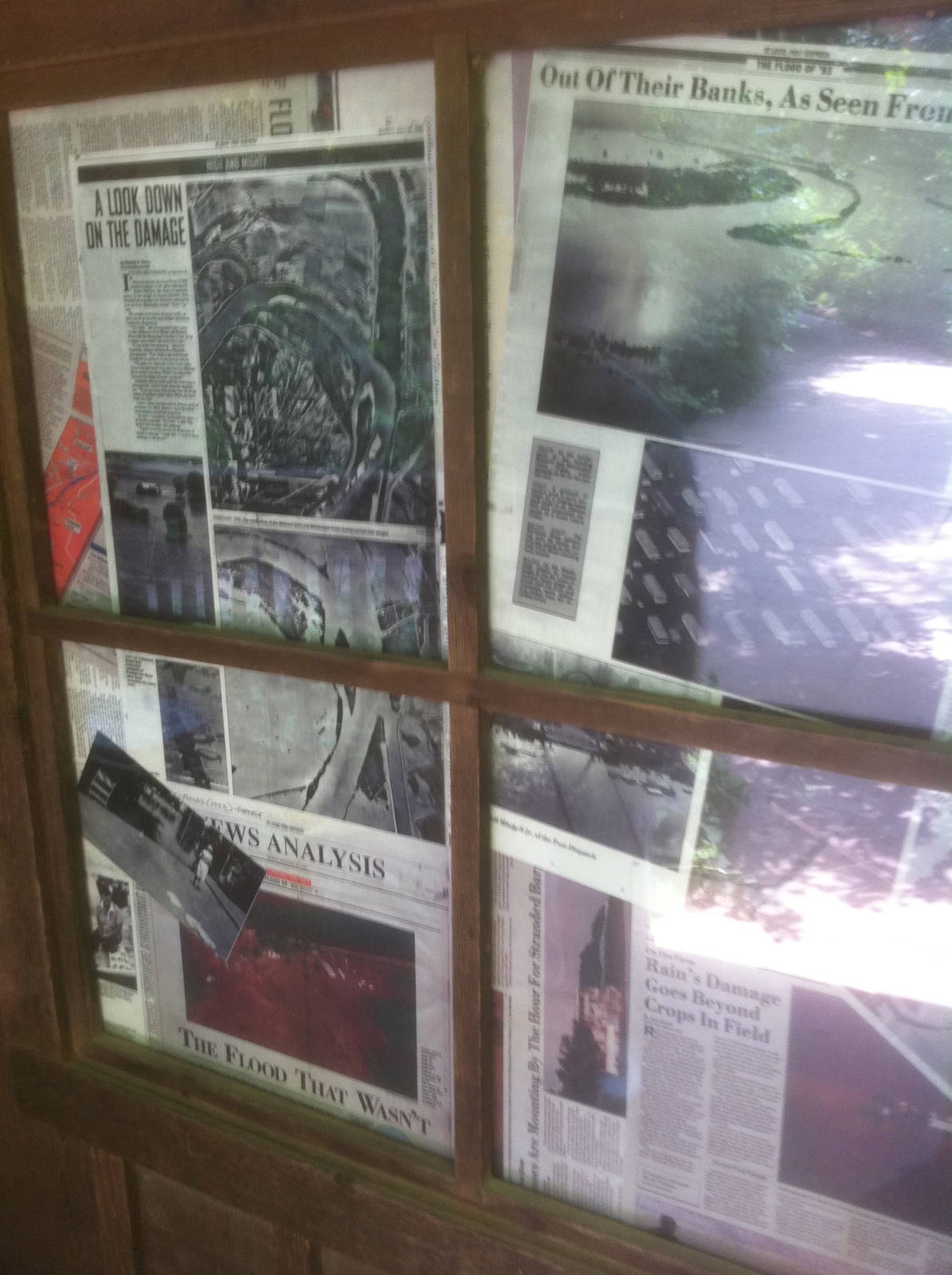 7/5/2013 - Cabin w/ Info About the Flood of 1993